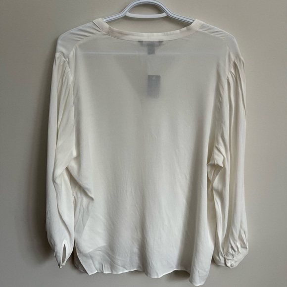 RW&co Tie Front 3/4 Sleeve Blouse - Picture 4 of 7